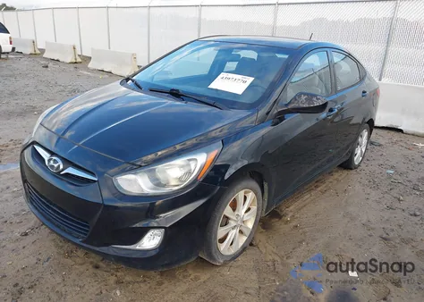 2012 Hyundai Accent Gls from USA, damaged, VIN KMHCU4AE6CU134233